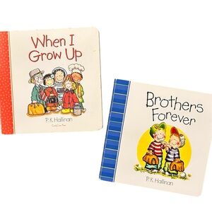 Bundle Two P.K. Hallinan Chunky Board Books, When I Grow Up, & Brothers Forever
